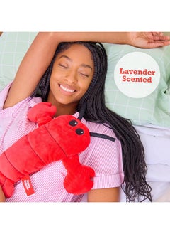 WHAT DO YOU MEME? Menstruation Crustacean – Cuddly & Cute 14" Lobster Plush with Lavender Scented Heating Pad  - Image 5