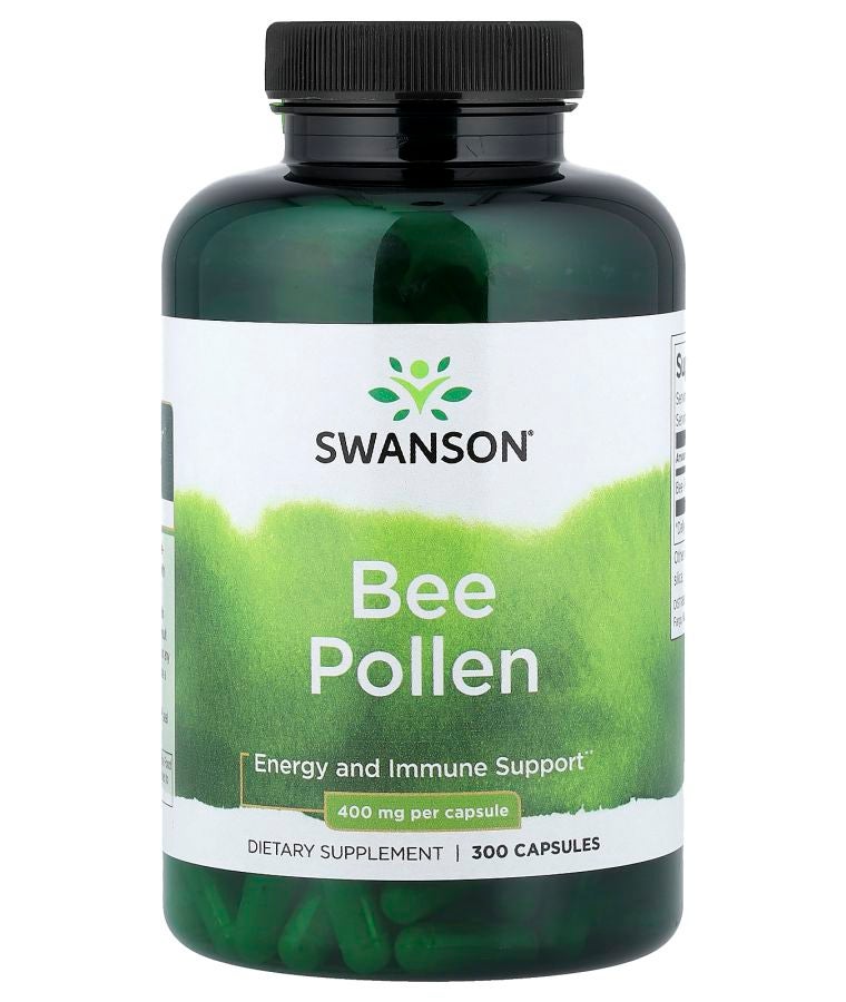 SWANSON Bee Pollen 400 mg 300 Capsules