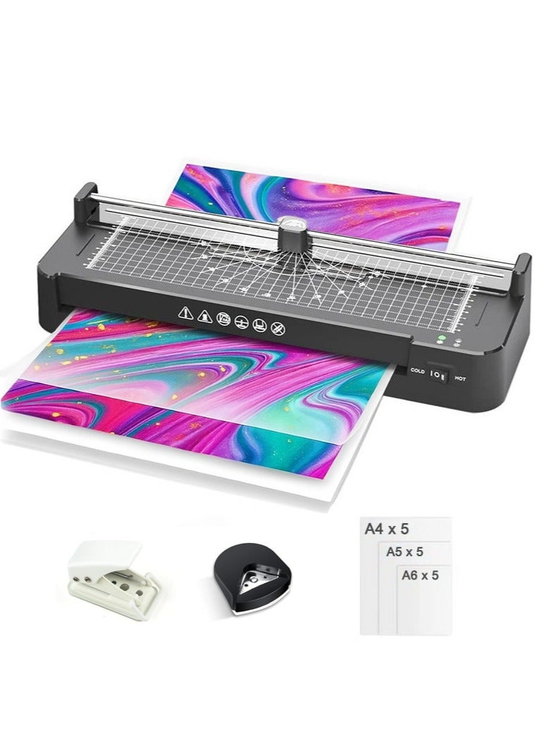 FN A3 Laminator Machine – 5-in-1 Thermal & Cold Laminating Kit, 13-Inch Wide, Fast 90s Warm-Up, 320mm/min Speed, Includes 20 Pouches, Trimmer, Corner Rounder & Hole Punch – For Home, Office & School - Image 1