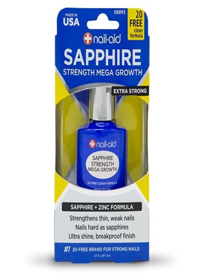 Sapphire Strengthener & Mega Growth Treatment Clear, 0.55 Fl Oz - pzsku/Z2BD456ABD8FD0F7260EBZ/45/_/1647802741/1682569e-1abe-4a10-aabe-c37862f1c686