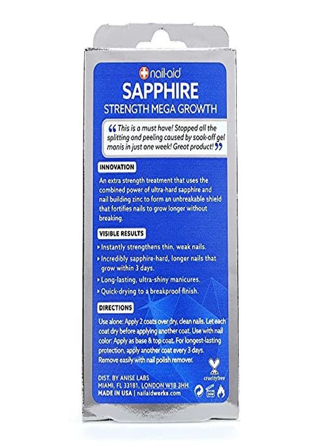 Sapphire Strengthener & Mega Growth Treatment Clear, 0.55 Fl Oz - pzsku/Z2BD456ABD8FD0F7260EBZ/45/_/1647802743/85d6c4d3-023e-4940-a803-cee323babd8d