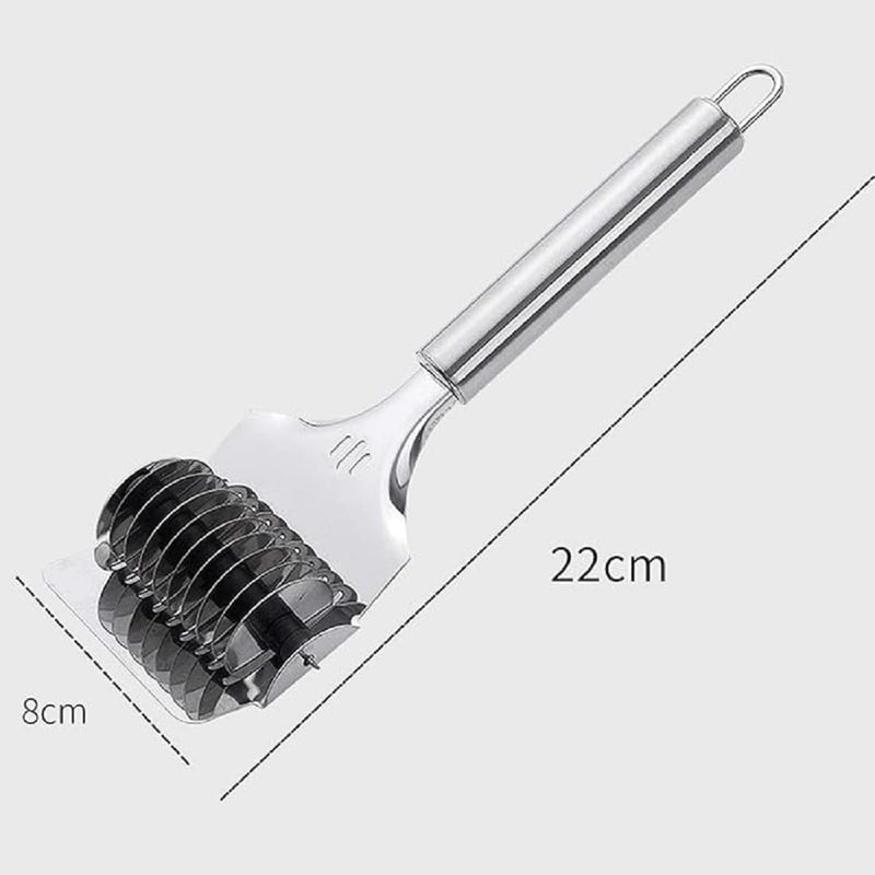 PUTHAK PUTHAK Pasta Noodle CutterHigh Grade Stainless Steel Pasta Spaghetti Maker Noodle Lattice RollerDough Cutter Mincer Kitchen Cooking Tools  - Image 2
