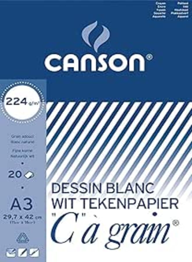 Canson Fine Paper a3 Sketch Book - 20 Sheets