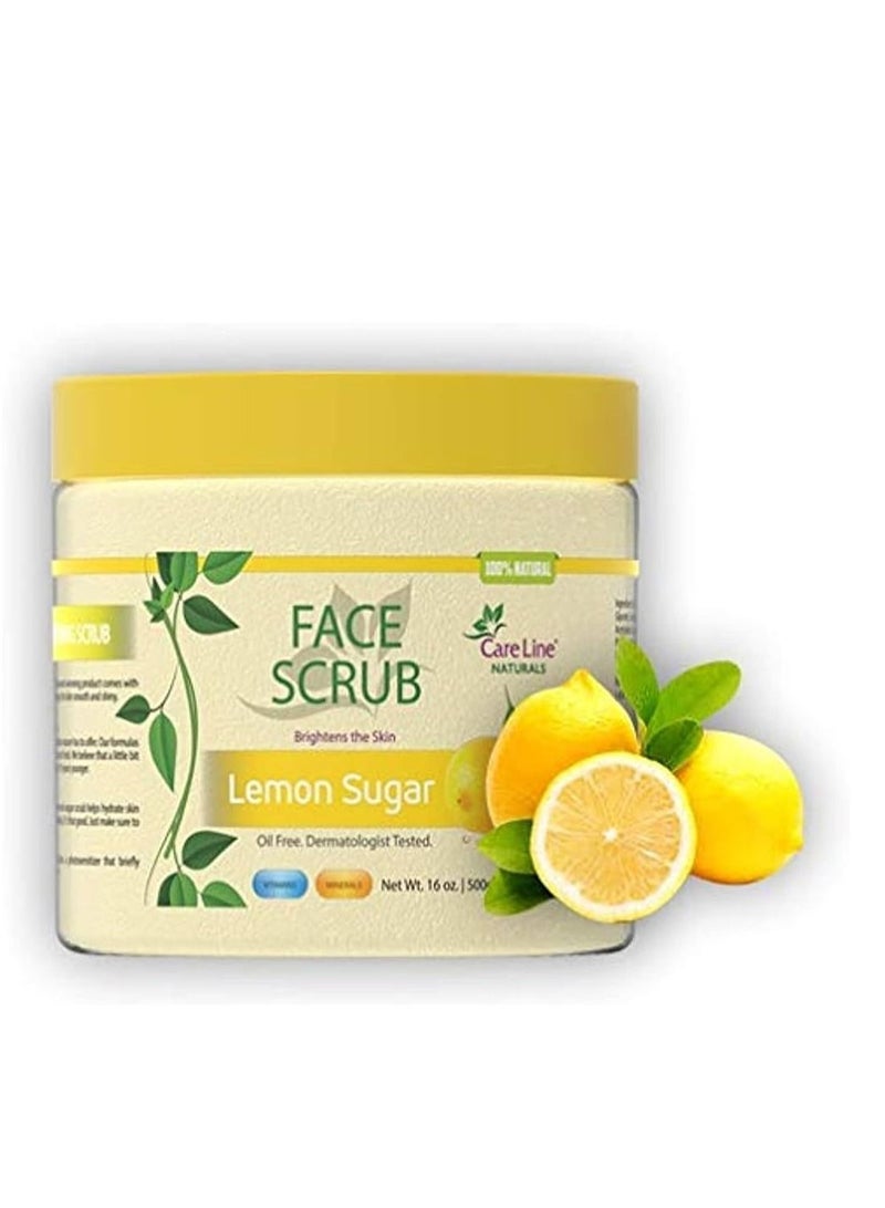 CARE LINE سكر الليمون مقشر الوجه