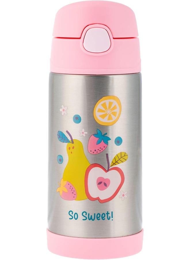 Stephen Joseph Double-Wall Stainless Steel Insulated Bottle 6  × 6  × 18  cm-Multicolour - Image 1