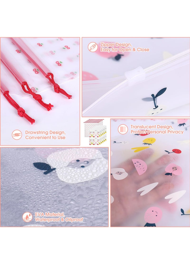 Suntown Bags for Travel Plastic Drawstring Bag Waterproof 10Pcs Reusable Maternity Bag Organiser Pouches Luggage 0rganiser Pouches for Clothes Shoes Cosmetics Travel Essentials Toiletries - Image 3
