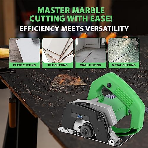 GIGAWATTS CM4SA 1200W Marble Cutter Corded Electric 12000 RPM Powerful 110mm Disc Dia Tile Stone Cutting Machine for Home & Industrial Use - Image 5