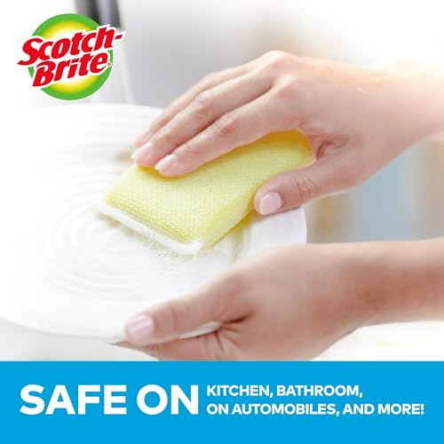 3M Scotch-Brite Dobie All Purpose Pads, 3Count (Pack of 4) Total 12 Pads - Image 3