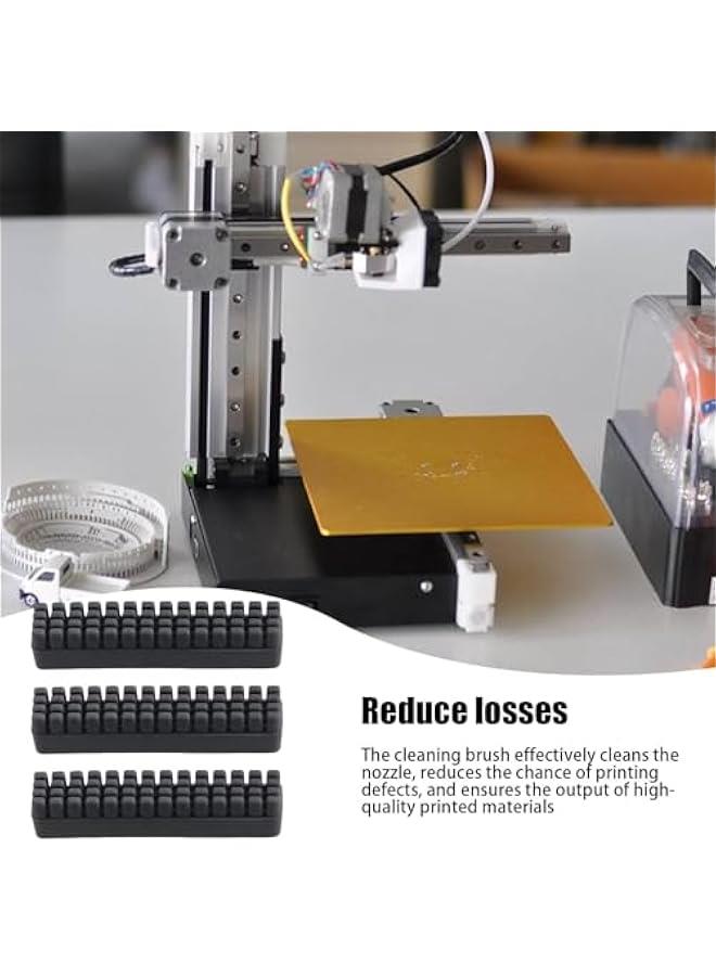 for Bambu A1/A1 Minis Nozzle Silicone Brush, 3D Printer Nozzle Cleaner Tool for Lab, Wiper Silicone Brush Nozzle Cleaning Brush for Bambu Lab A1/A1 Minis 3D Printer Cleaning Tool, 3D Printer Parts - Image 2