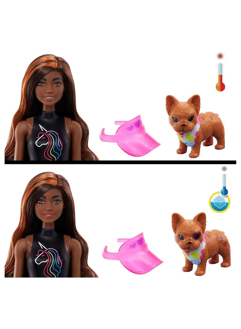 باربي دمية أزياء نيون تكشف عن صبغة التعادل توتالي - أخضر - Image 4