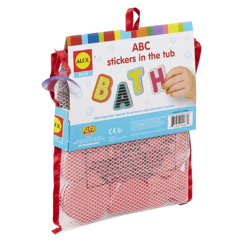 ALEX Toys Alex Bath ABC Stickers in the Tub Kids Bath Activity - Image 2