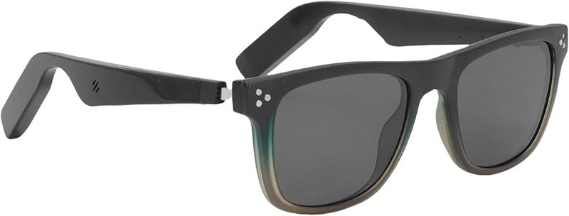 شحن مغناطيسي مترجم ذكي نظارات شمسية موسيقية ترجمة باللمس إطار مزدوج الطبقات - Image 3