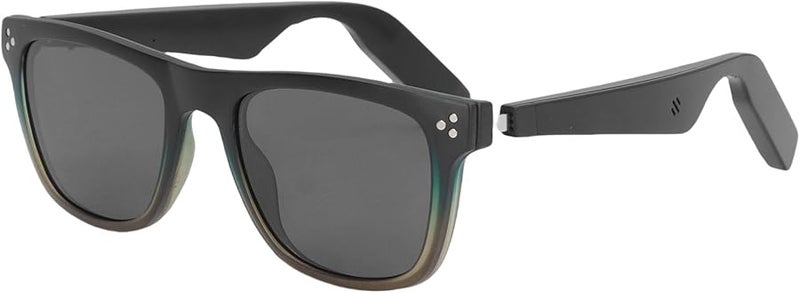 شحن مغناطيسي مترجم ذكي نظارات شمسية موسيقية ترجمة باللمس إطار مزدوج الطبقات - Image 4