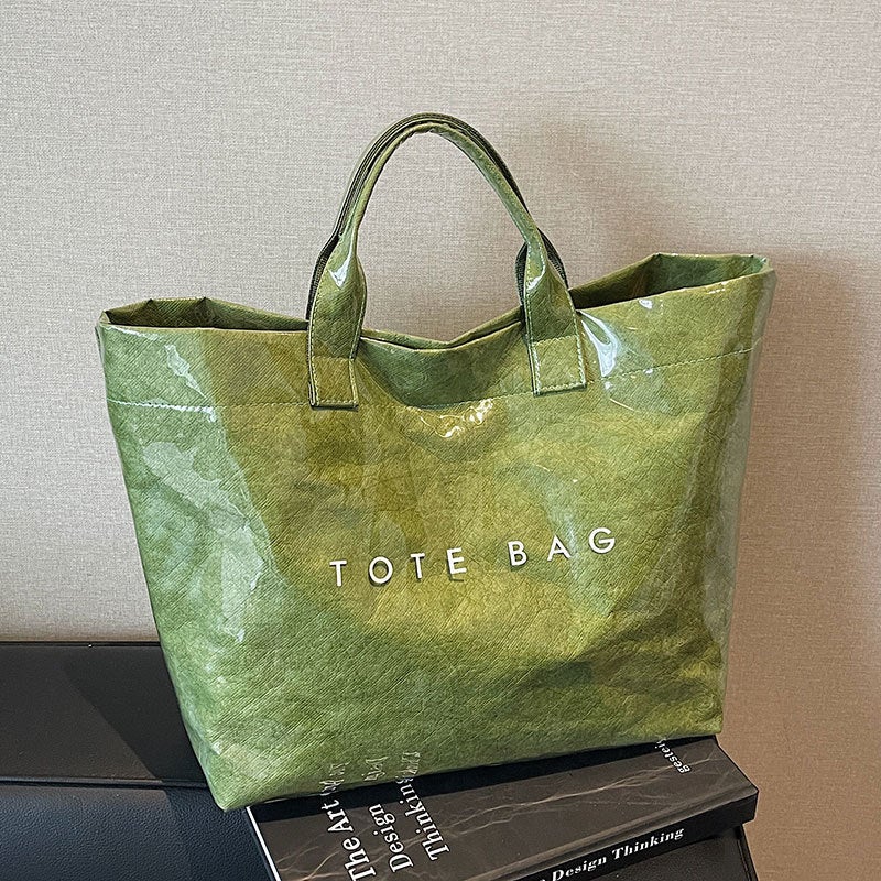 New Selling Retro Dupont Paper American Casual Commuter Handbag Personalized Commuter Large Capacity Tote Bag For Women - Image 1