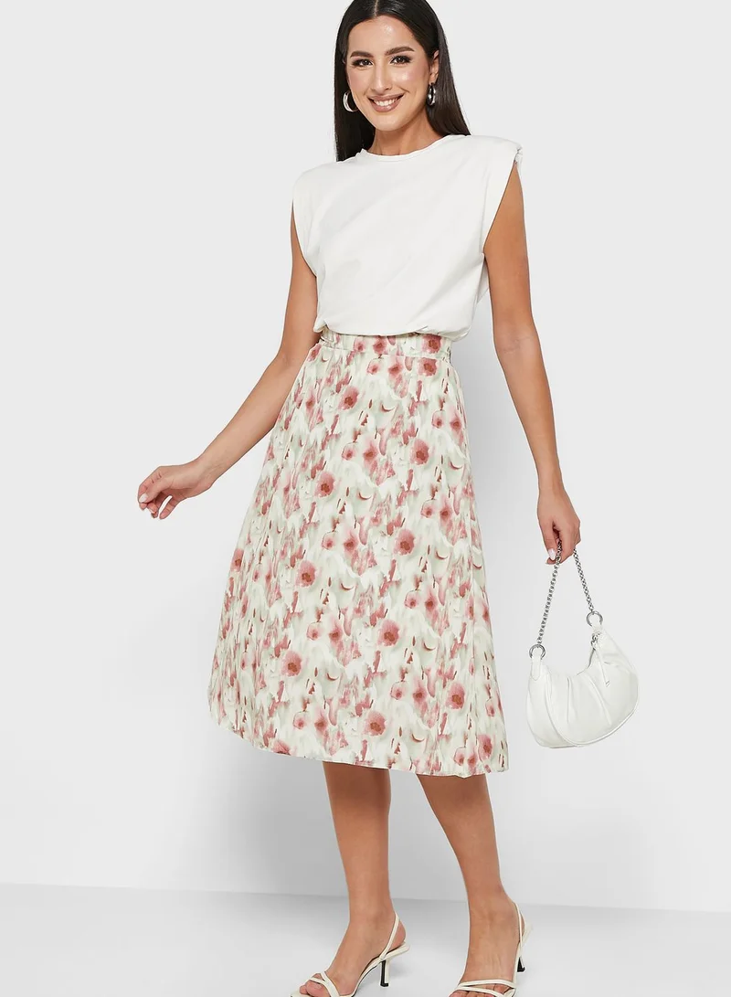 ELLA Floral Print Skirt