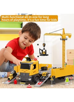 Construction Truck Toys Set, Construction Vehicles Playset Container Truck, Crane, Bulldozer, Forklift, Dump, Steamroller 6 Racing Cars Engineering Digger Race Tracks Toys Inertial Driving Without Battery - pzsku/Z2BD5353CFF6C44B49EE9Z/45/_/1727427885/f9f24ffc-0373-4007-8045-e14aa006ae89