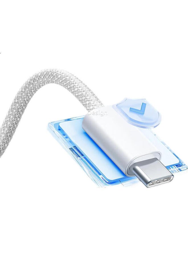 Trendy Style Chuanfan Compatible With Apple 16/15 Data Cable, 3 Meters, Pd Fast Charging, For Iphone 16/15/15Pro/15Plus/15Promax, Mobile Phone And Tablet, Dual Type-C Charger Cable - Image 3