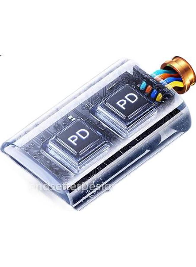 Trendy Style Chuanfan Compatible With Apple 16/15 Data Cable, 3 Meters, Pd Fast Charging, For Iphone 16/15/15Pro/15Plus/15Promax, Mobile Phone And Tablet, Dual Type-C Charger Cable - Image 2
