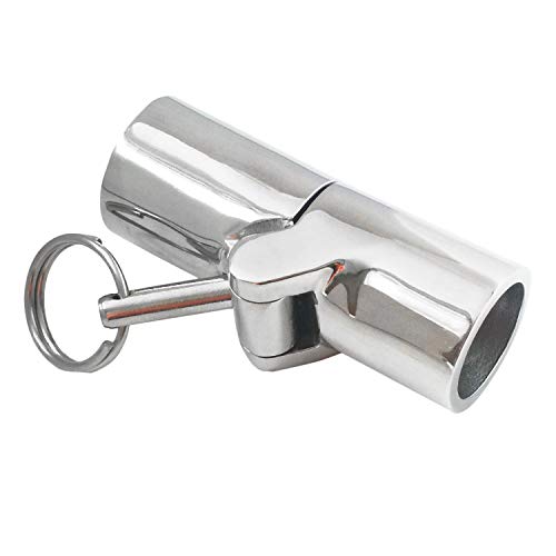 keehui 316SS Marine Grade Boat Pipe Connector, Stainless Steel Folding Swivel Coupling Tube Pipe Connector Boat Hardware Fitting For (22mm)7/8inch tube - Image 5