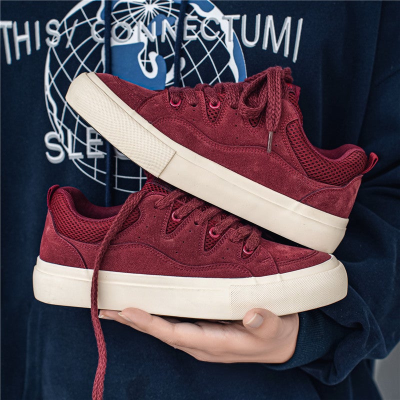 Men's Canvas Casual Low-Top Sneakers - Image 1