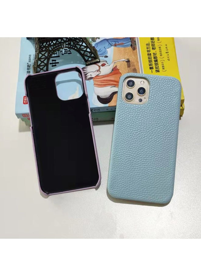 Litchi Pattern 15/16E Apple Phone Case Half Pack 16pro/16promax Phone Case-Color:Rose Red-Applicable Model:iPhone14pro
