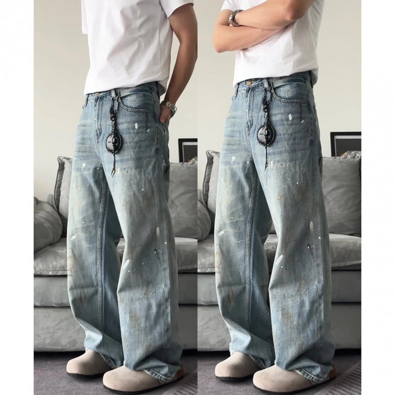Unisex Casual Daily Denim Jeans - Image 1