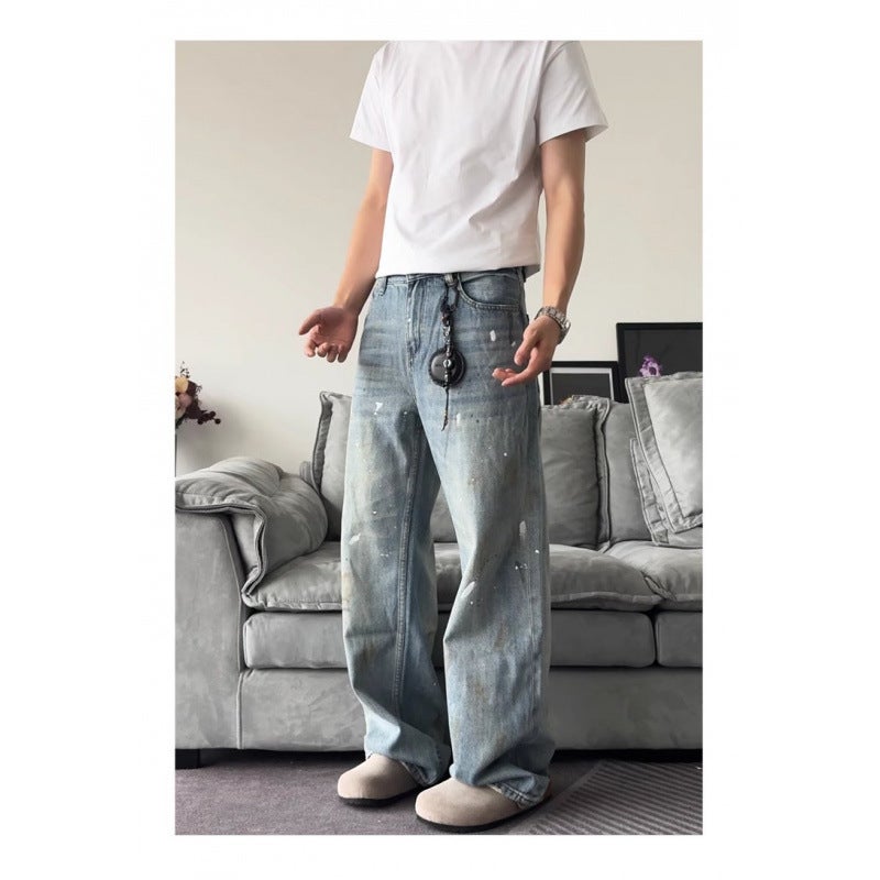 Unisex Casual Daily Denim Jeans - Image 2