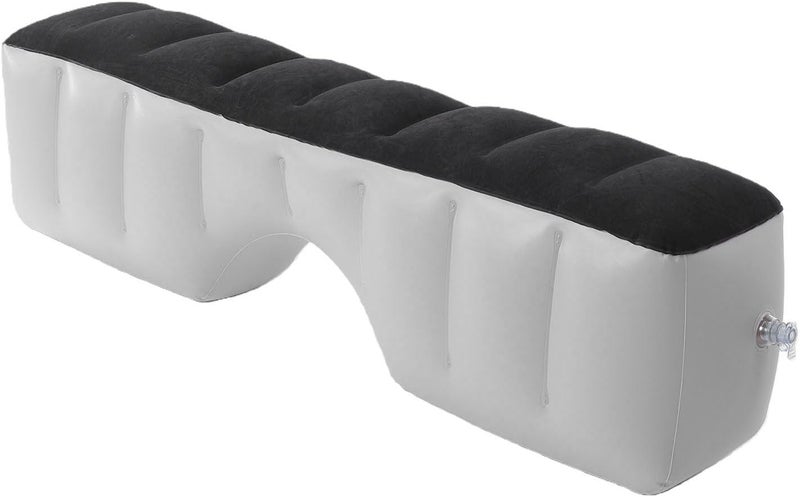 HEEPDD Inflatable Car Bed, PVC Flocking Material, Comfortable Rear Seat Mattress for Adults and Kids, 130x29x37cm for Sedans and SUVs Gardening Supplies - Image 1