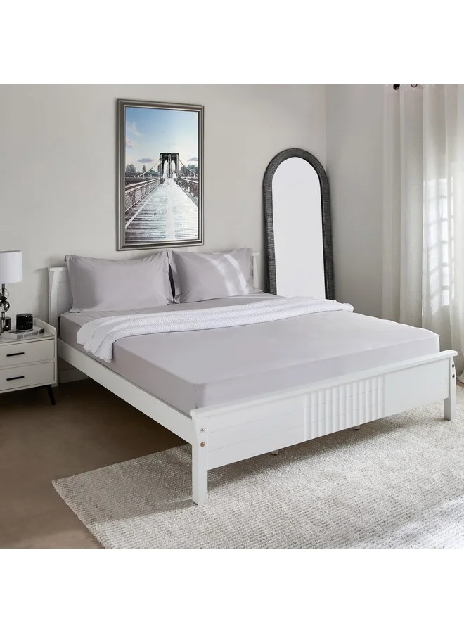 Home Box Purely-Percale 2-Piece 300TC Percale Pillowcase Set 75 x 15 x 50 cm