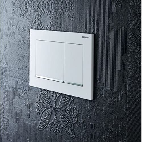 Geberit G115883KJ1 Sigma 30 Dual Flush 1.6/0.8 GPF Actuator Plate White/Polished Chrome - Image 4