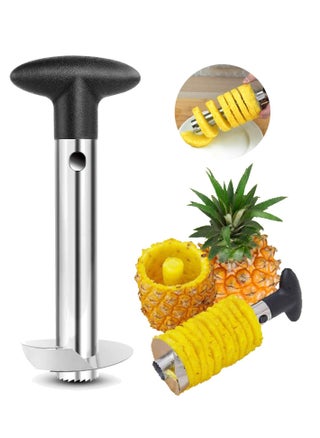 Pineapple Core Remover Tool, Stainless Steel Slicer Tool with Sharp Blade Diced Fruit Rings All in One Pineapple Tool Peeler Slicer Cut for Home Kitchen - pzsku/Z2BD56A9BE38946569B19Z/45/_/1706700802/dabfffb9-1935-4266-9cf9-4ca93f5dbf08