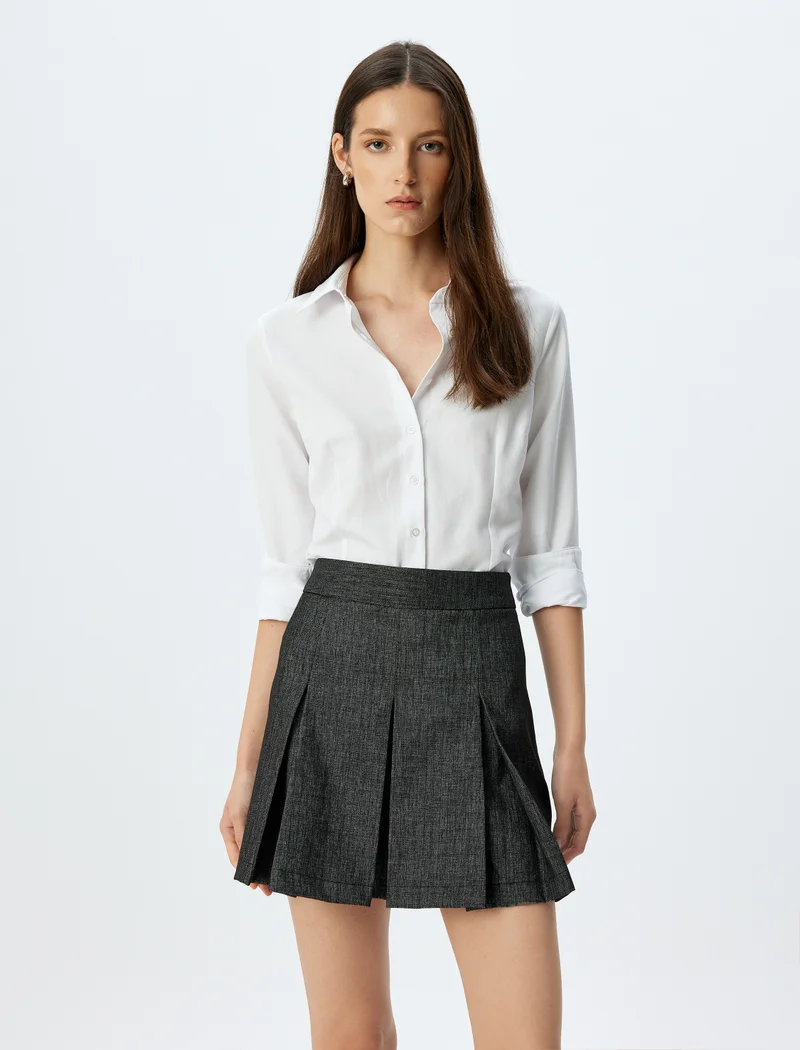 KOTON Pleated Skirt