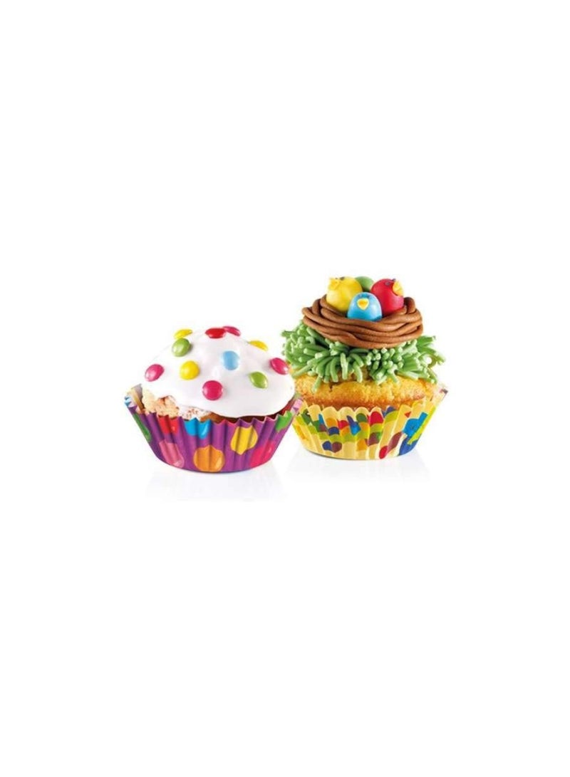 tescoma Baking Cups 6 Cm  60 Pcs  For Children Del  Cia   Assorted  21 X 11 X 3.2 Cm  - Image 1