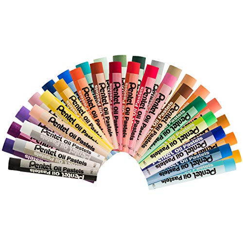 Pentel Arts Oil Pastel Set 516 x 2716 Inch Assorted Colors Set of 36 - Image 3