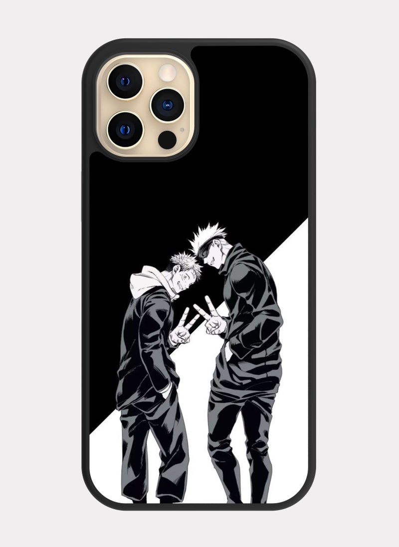 PXLAAT iPhone 12 Pro case cover Jujutsu Kaisen Gojo Itadori  - Image 1