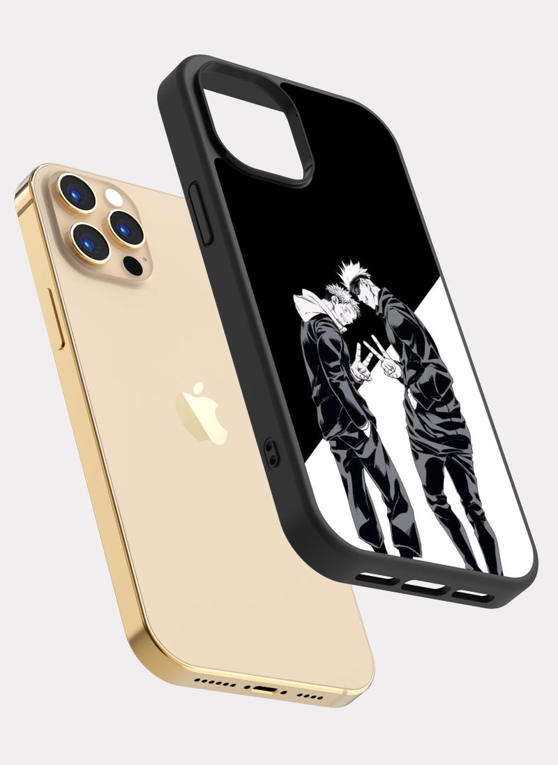 PXLAAT iPhone 12 Pro case cover Jujutsu Kaisen Gojo Itadori  - Image 2