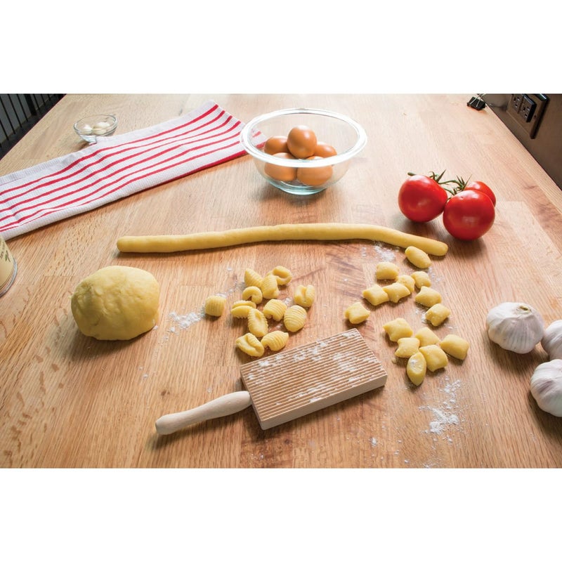 Fante's Fanteâ€™s Gnocchi Board, Beechwood, Made In Italy, For Shaping Gnocchi, Adding Texture, Holding More Sauce, And Traditional Italian Cooking - Image 3