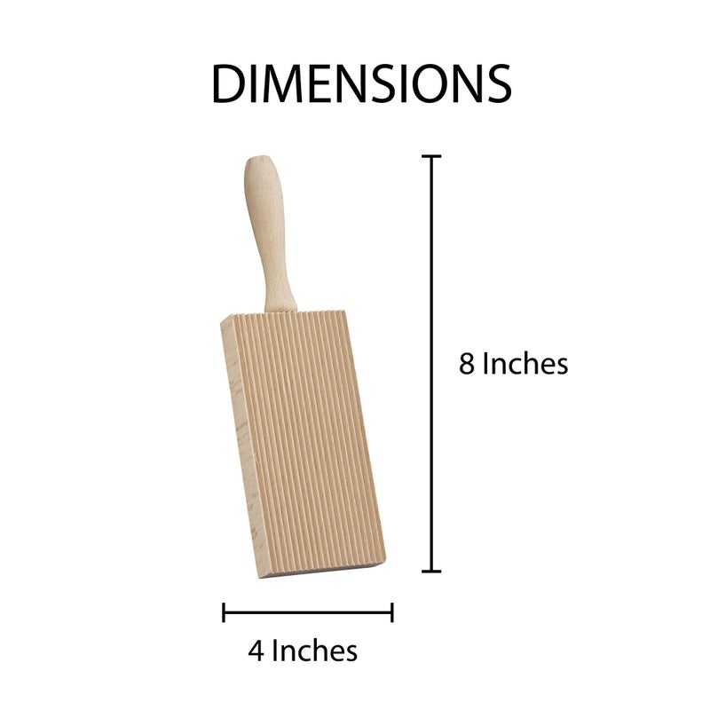 Fante's Fanteâ€™s Gnocchi Board, Beechwood, Made In Italy, For Shaping Gnocchi, Adding Texture, Holding More Sauce, And Traditional Italian Cooking - Image 2