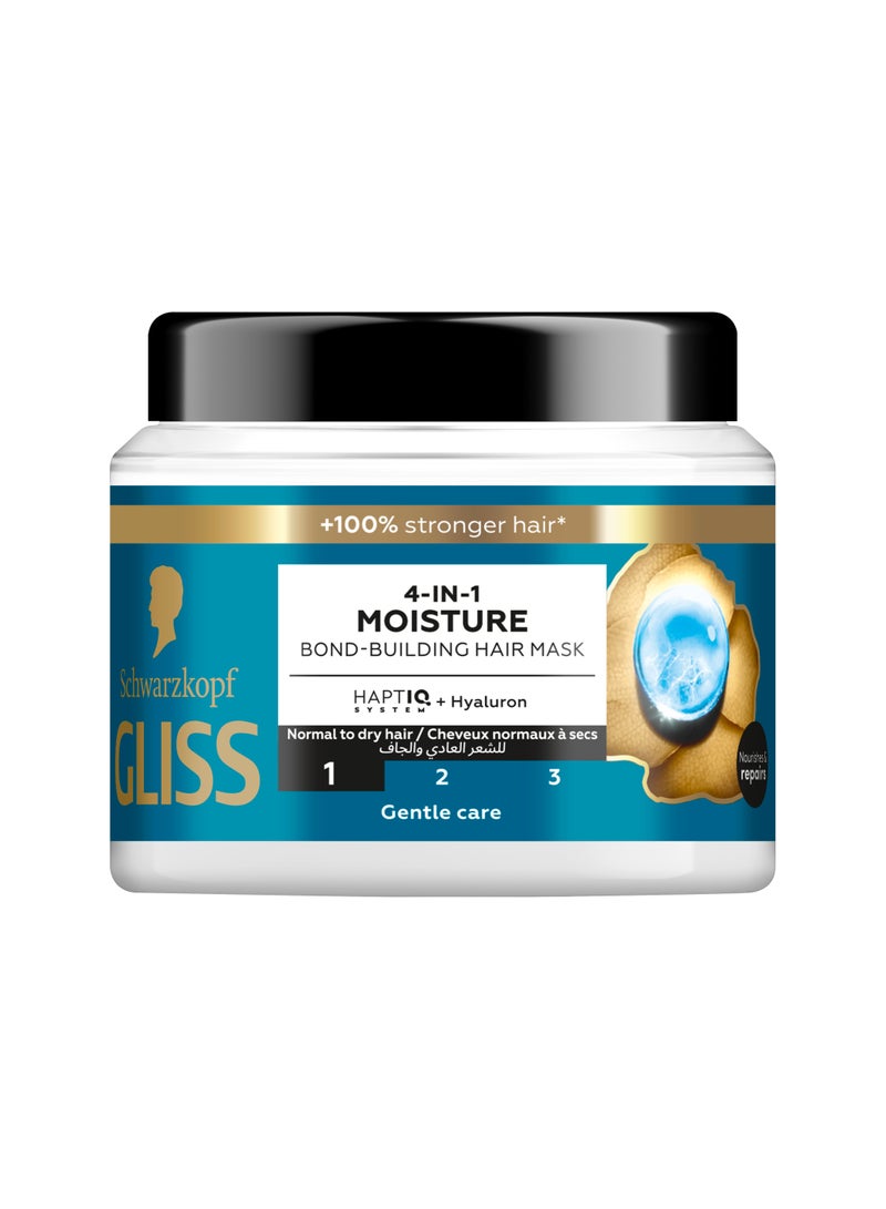 Gliss 4-In-1 Moisture Bond-Building Mask 400ml