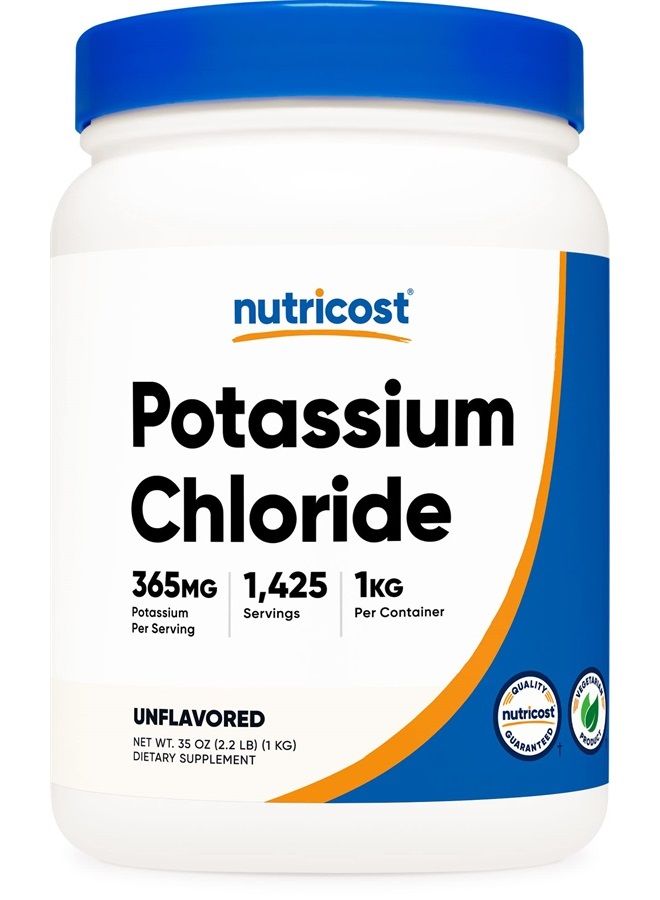 Nutricost بودرة كلوريد البوتاسيوم 1 كجم - خالية من الجلوتين، غير معدلة وراثيًا - Image 4