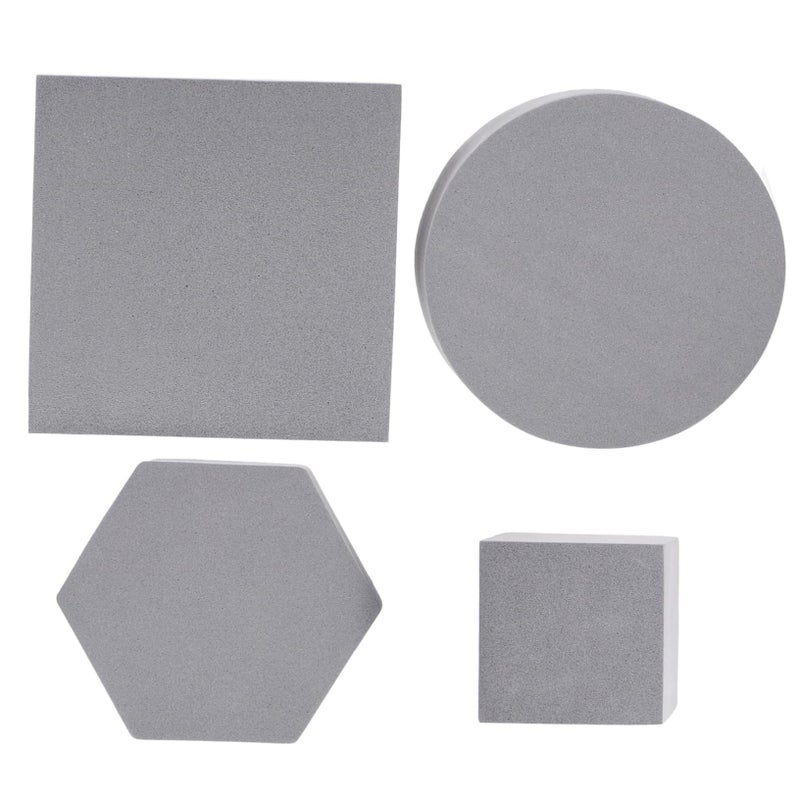 Grey Foam Cube Photography Props for Product Jewelry Cosmetics Displays Lightweight Portable - Image 2