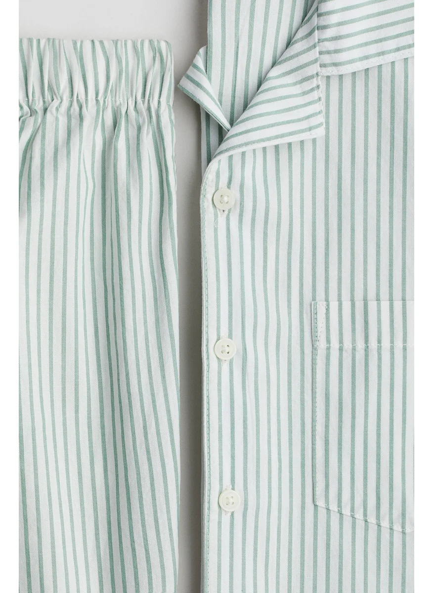 H&M Cotton Poplin Pyjamas