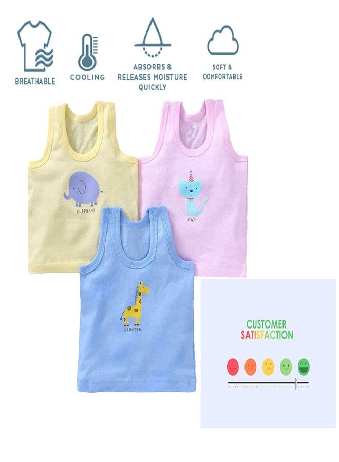 REVOLTEK Presents Baby/Kids Cotton Printed Vest/Innerwear/ganji/baniyan/Sando/Undershirts Multicolour - Image 2