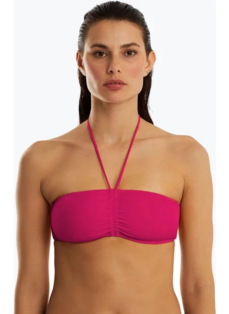 Ayyıldız 63541 Fuchsia Strapless Bikini Top