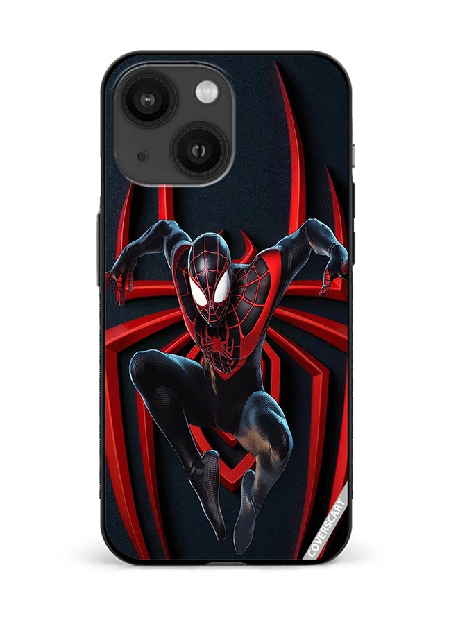 Protective Case Cover For Apple iPhone 15 Spiderman Design Multicolour