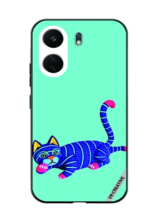 VR CREATIVE Protective Case Cover For Xiaomi Redmi 13C Cat Design Multicolour - Image 1