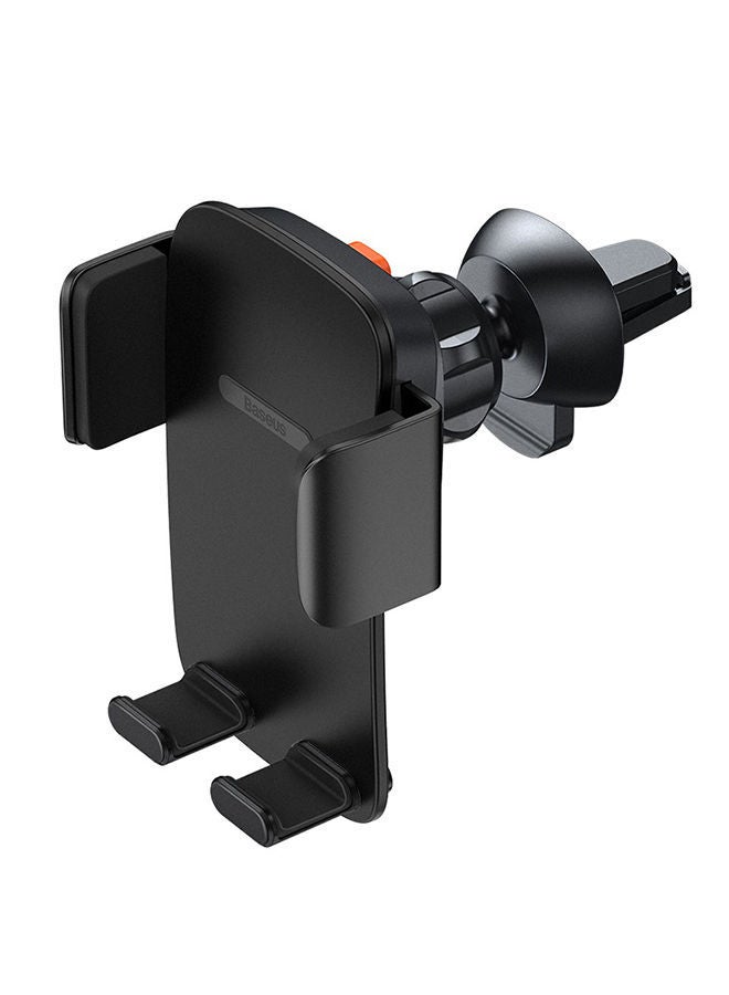 نيبمينينت حامل هاتف محمول للسيارة يثبت على فتحة التهوية قابل للدوران بزاوية 360 درجة ومتوافق مع هواتف آيفون 14/13 برو/ برو ماكس/ ميني وجالاكسي وهواوي وجميع الهواتف مقاس 4.7-6.7 بوصة أسود - Image 1