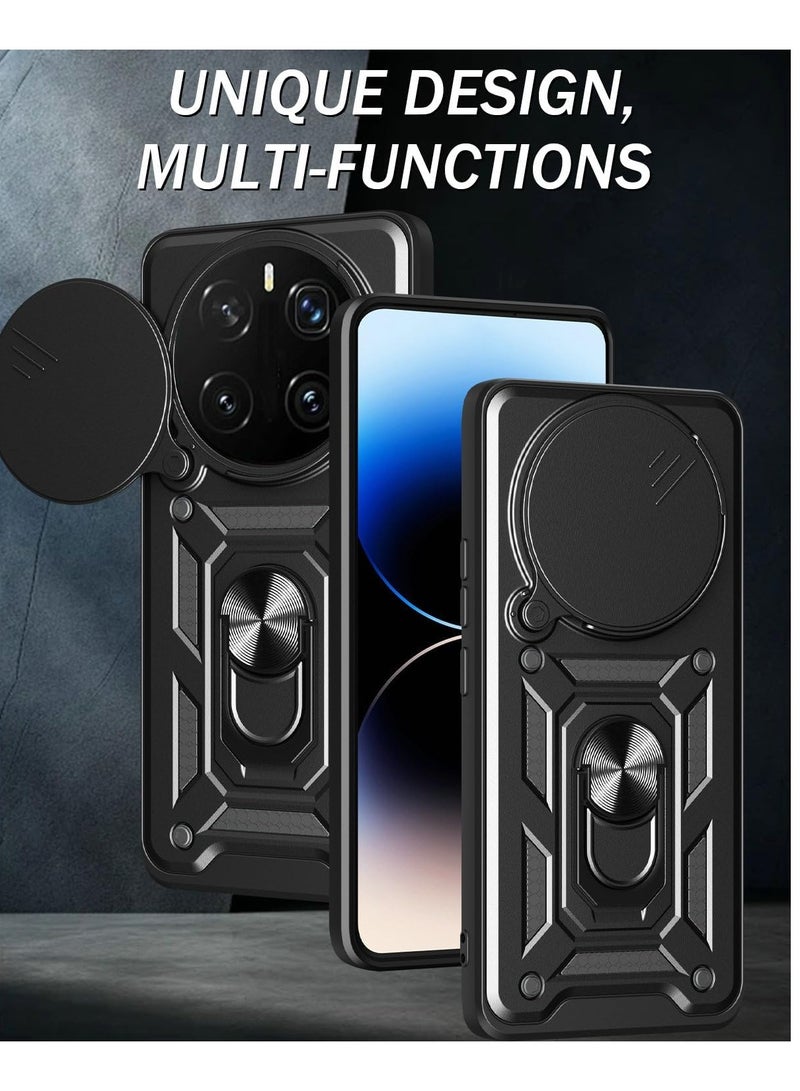 CHEROSIN Phone Cover for Honor Magic7 Pro 5G with Slide Camera Cover Drop Protective Phone Case with Magnetic Car Mount Holder - Image 5