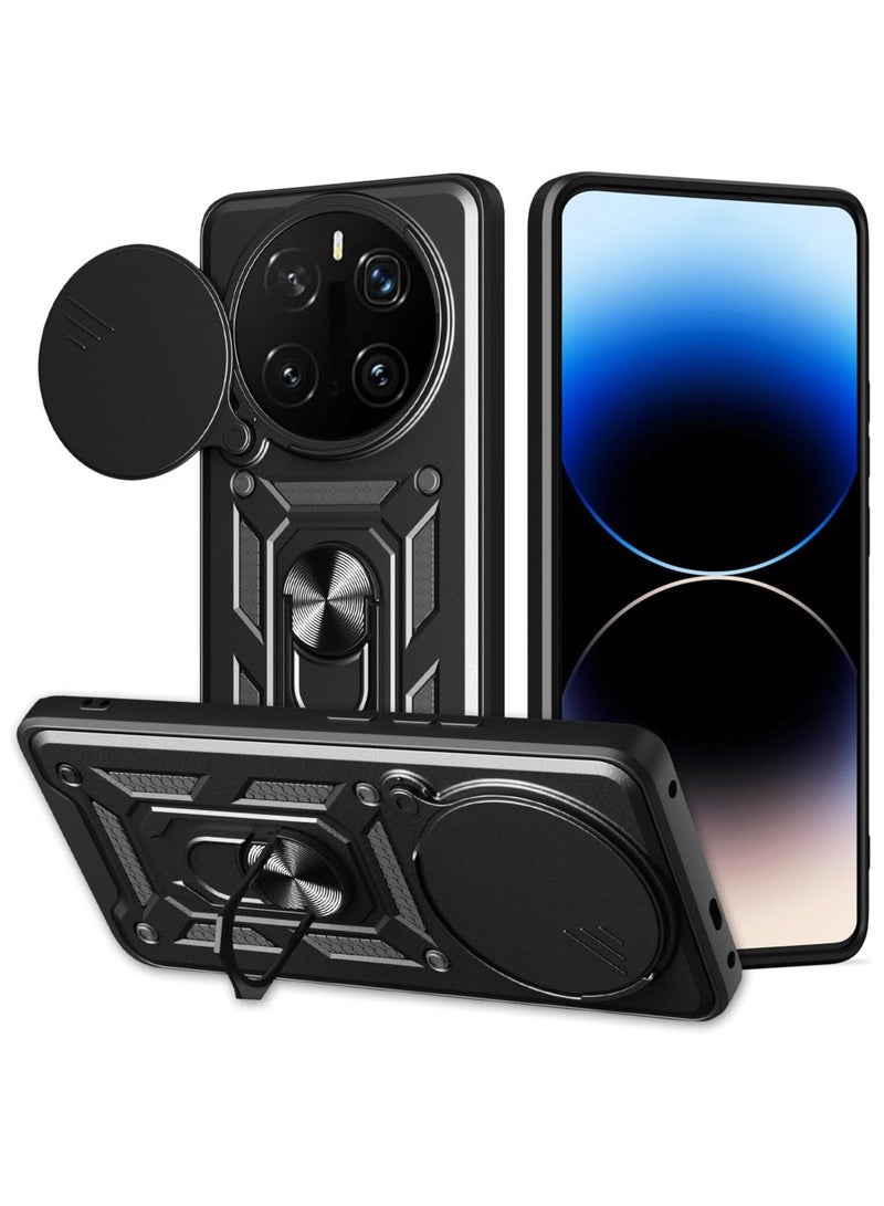 CHEROSIN Phone Cover for Honor Magic7 Pro 5G with Slide Camera Cover Drop Protective Phone Case with Magnetic Car Mount Holder - Image 1