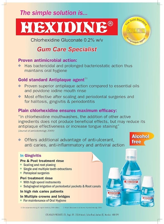 ICPA Hexidine Mouthwash - 160Ml - Image 5
